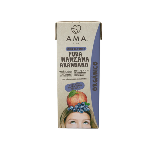AMA JUGO MANZANA ARANDANO ORGANICO 200ML