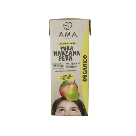 AMA JUGO MANZANA & PERA ORGANICO 200ML