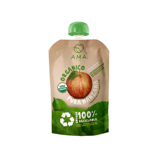 AMA PURE DE MANZANA ORGANICO 90g