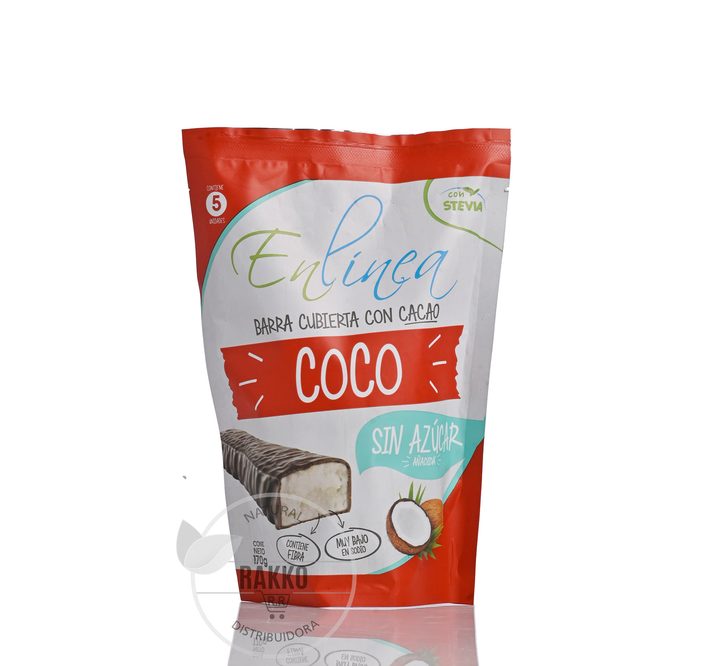 EN LINEA BARRAS DE COCO 5un 170g