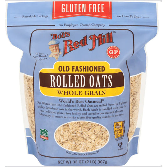 AVENA INTEGRAL ROLADA SIN GLUTEN ORGANICA 907g