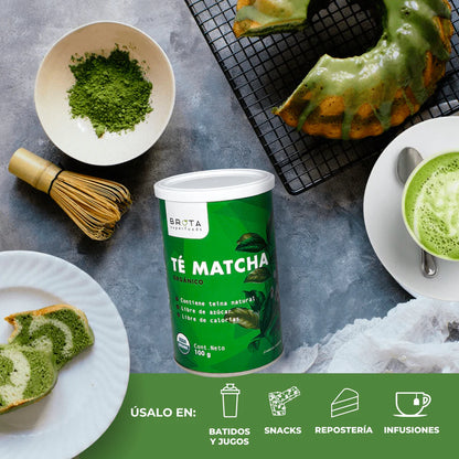 TE MATCHA ORGANICO DETOX VEGAN 100g