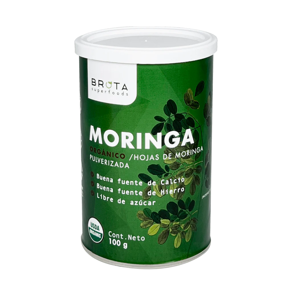 MORINGA ORGANICA EN POLVO VEGAN 100g