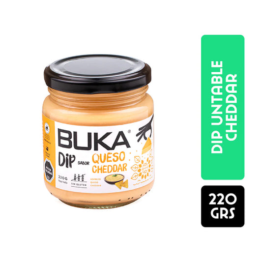 BUKA DIPS CHEDDAR SIN GLUTEN 220GRS