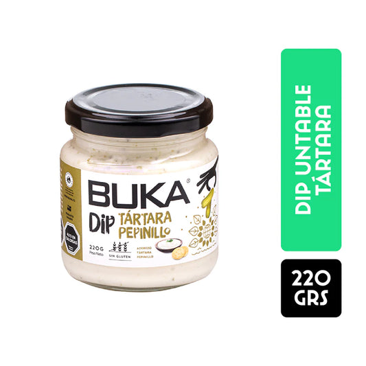 BUKA DIP TARTARA DE PEPINILLO SIN GLUTEN 220GRS