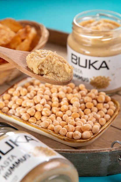 BUKA DIPS HUMMUS SIN GLUTEN VEGANO  220GRS