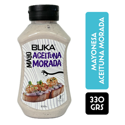 BUKA MAYONESA ACEITUNA MORADA SIN GLUTEN 330GRS