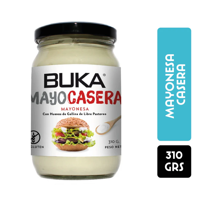 BUKA MAYONESA CASERA SIN GLUTEN 310g