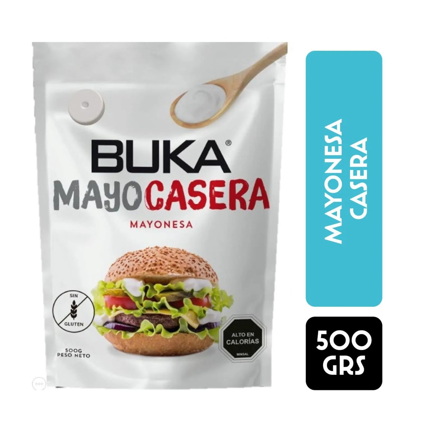 BUKA MAYONESA CASERA SIN GLUTEN DOYPACK 500g
