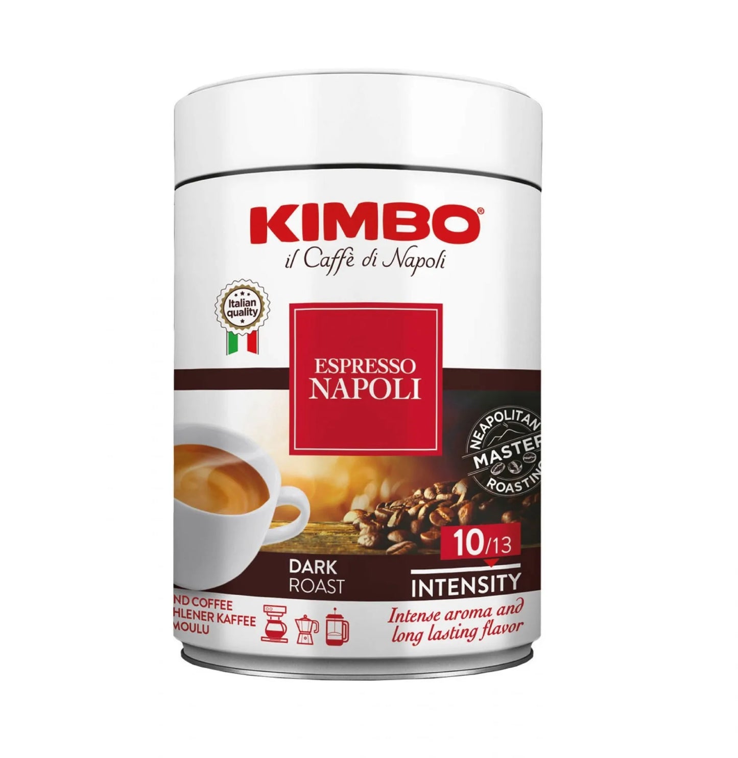 KIMBO CAFE MOLIDO ESPRESSO NAPOLES 250g