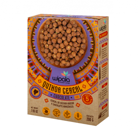 CEREAL DE QUINOA CON CHOCOLATE SIN GLUTEN 200g