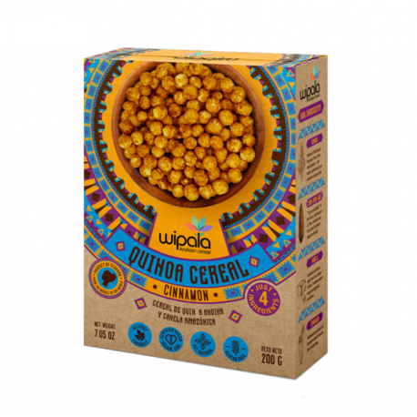 CEREAL DE QUINOA CON CANELA VEGANO 200g