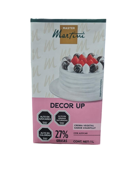 CREMA VEGETAL DECOR UP SABOR CHANTILLY 1LT