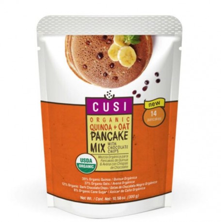 MEZCLA ORGANICA PARA PANQUEQUE  CON CHIPS DE CHOCOLATE 300g (FV:25/02/2025)