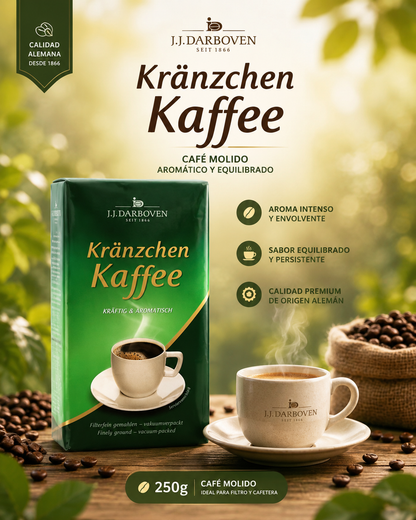 CAFE MOLIDO PREMIUM J.J.DARBOVEN KRÄNZCHEN KAFFEE 500g