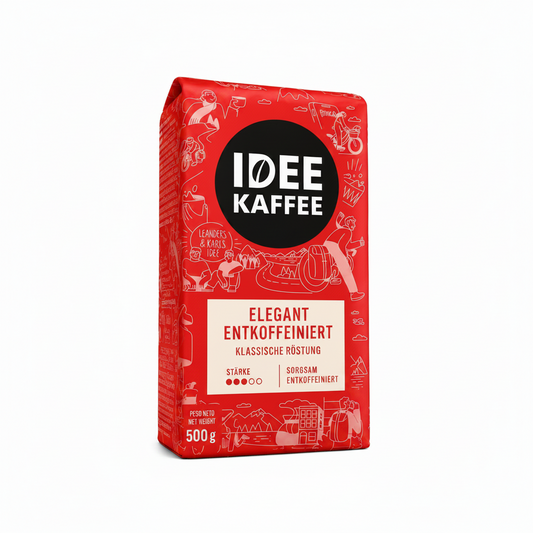 CAFÉ MOLIDO DESCAFEINADO IDEE KAFFEE ELEGANT 500 G