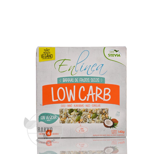 EN LINEA BARRAS LOW CARB 4un 140g