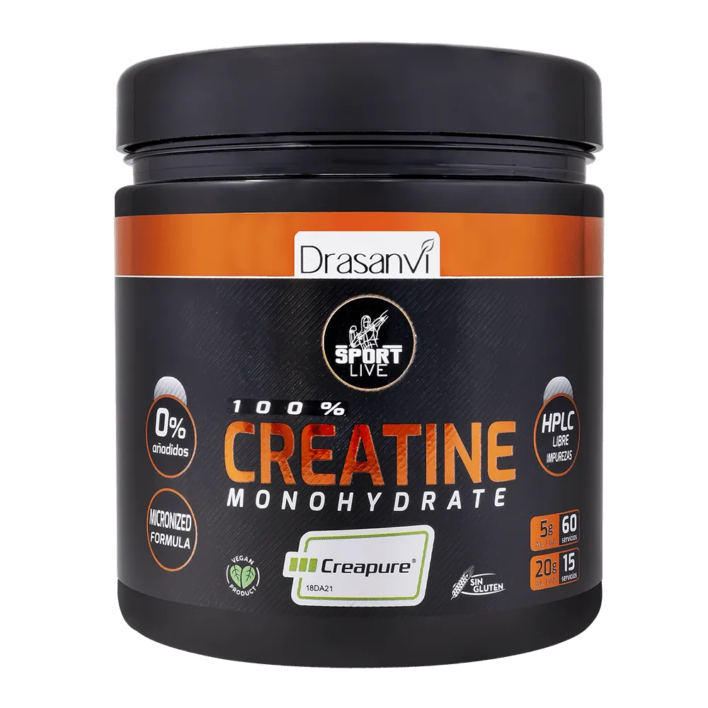 CREATINA 100 % MONOHYDRATE  VEGAN 300GRS