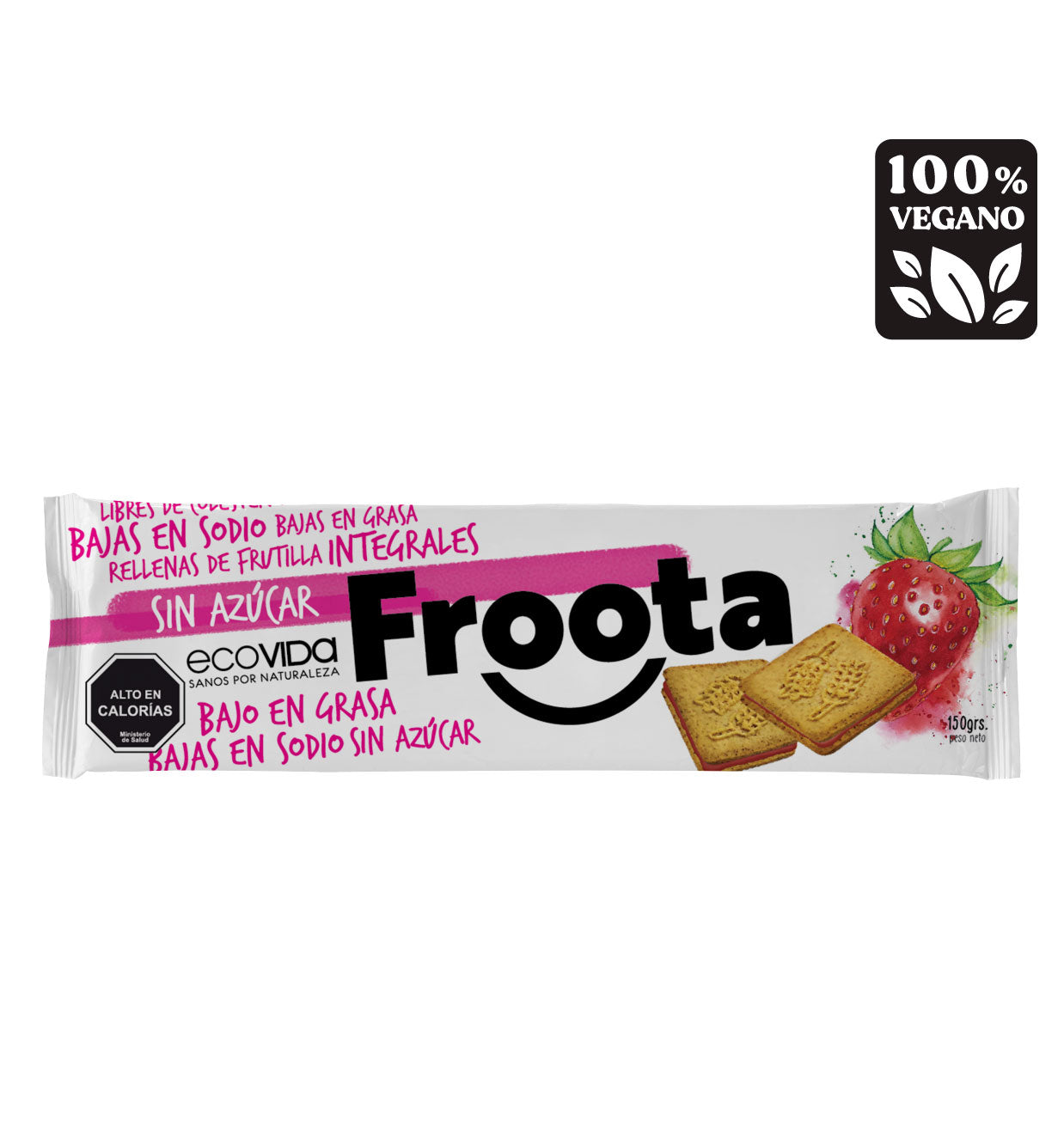 ECOVIDA FROOTA FRUTILLA SIN AZUCAR 150g