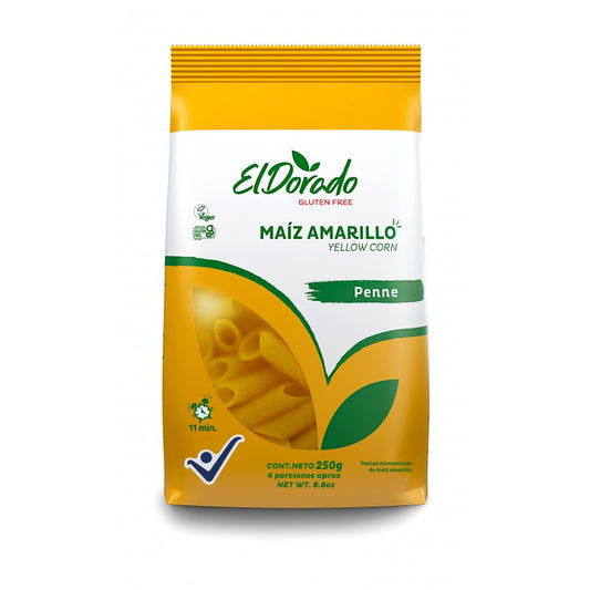 PASTA PENNE RIGATTI  DE MAIZ SIN GLUTEN 250g