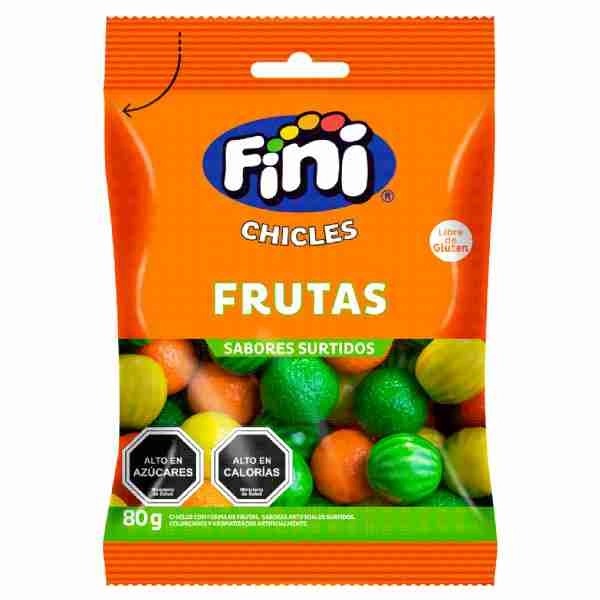 FINI CHICLES SABORES SURTIDOS SIN GLUTEN 80g