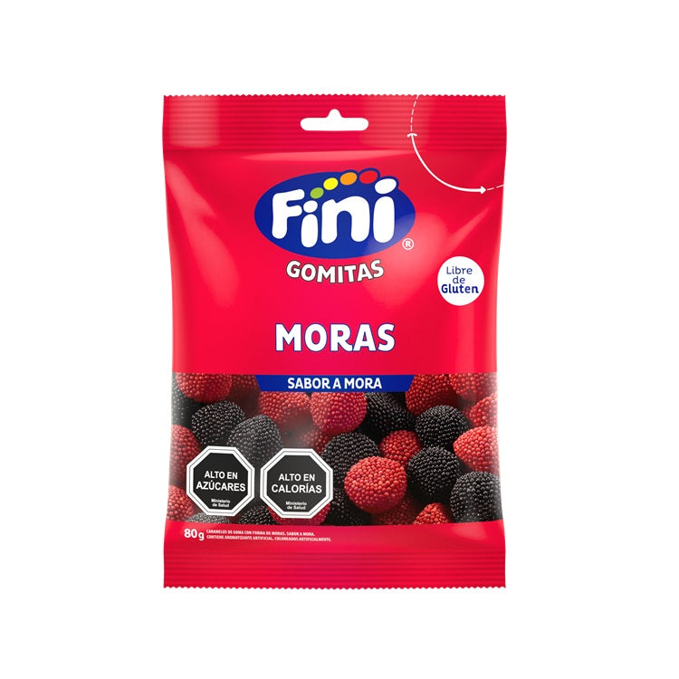 FINI GOMITAS MORAS  SIN GLUTEN 80g