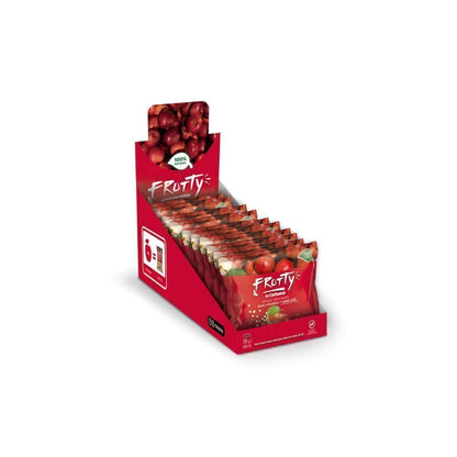SNACK CROCANTE MANZANA ROJA DESHIDRATADA SIN GLUTEN FRUTTY 18g PACK 10un