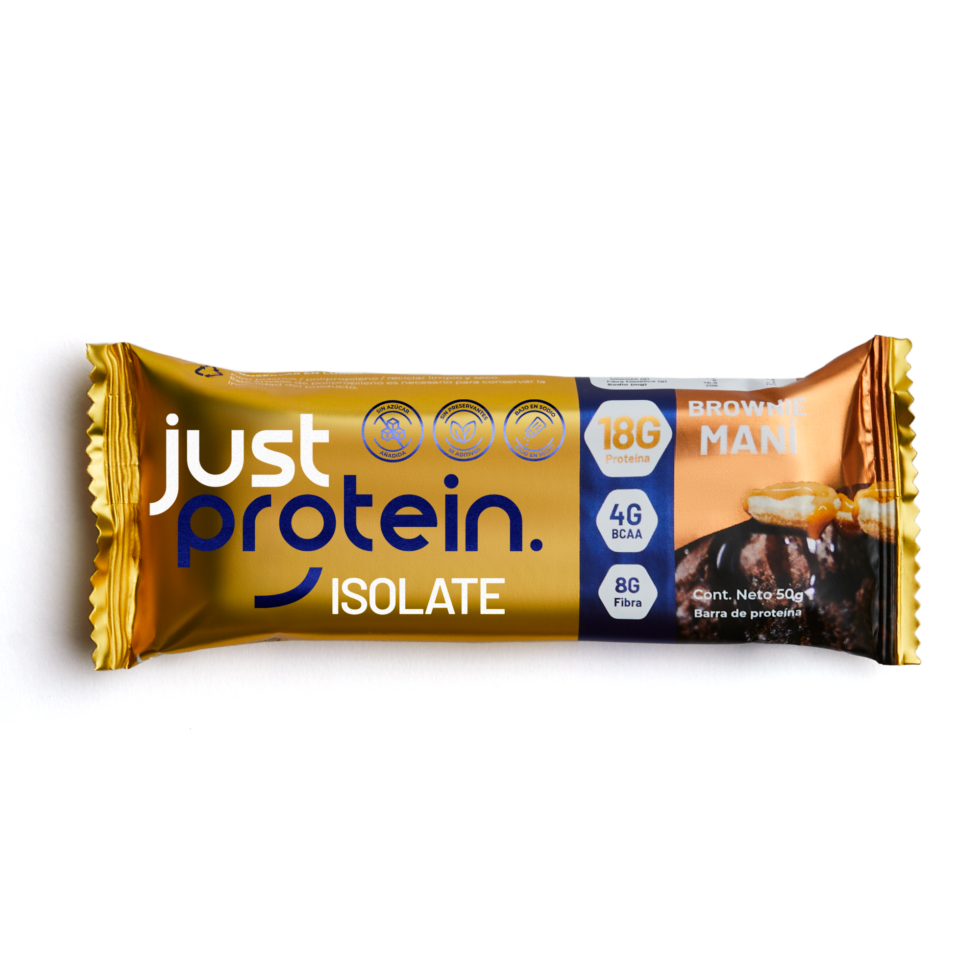 Just Protein Barras de proteína Brownie Maní 5un