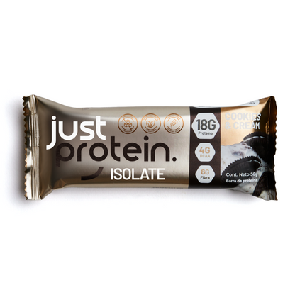 Just Protein Barras de proteína Cookies & Cream 5un