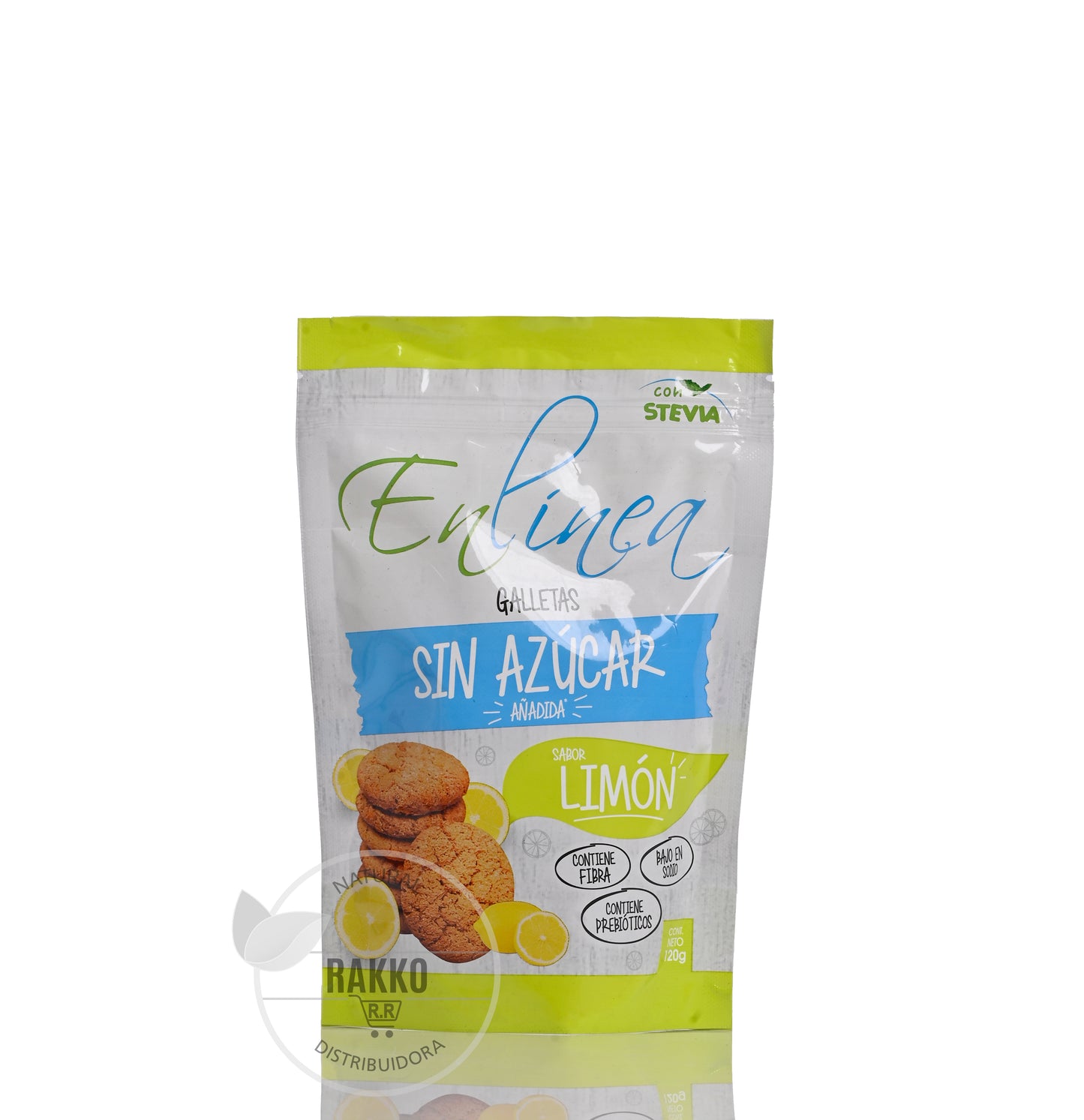 EN LINEA GALLETAS SABOR LIMON 120g