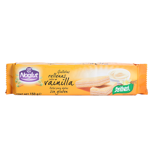 GALLETAs WAFERS VAINILLA NOGLUT  SIN GLUTEN 150g