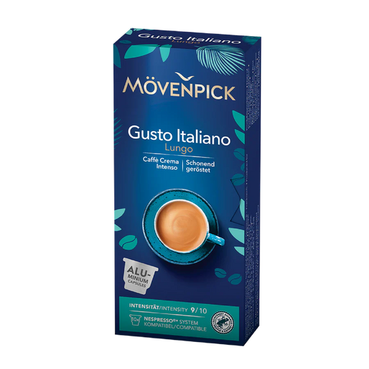 MOVENPICK GUSTO ITALIANO LUNGO  CAPSULA COMPATIBLE CON NESPRESSO  10caps