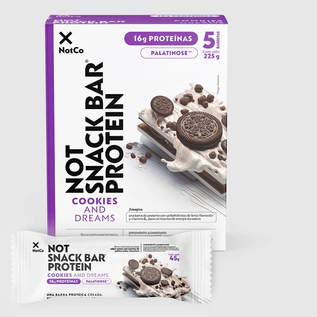 NOT SNACK BAR PROTEIN COOKIES AND DREAMS DPL 5UN 225g