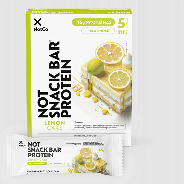 NOT SNACK BAR PROTEIN LEMON CAKE DPL 5UN 225g