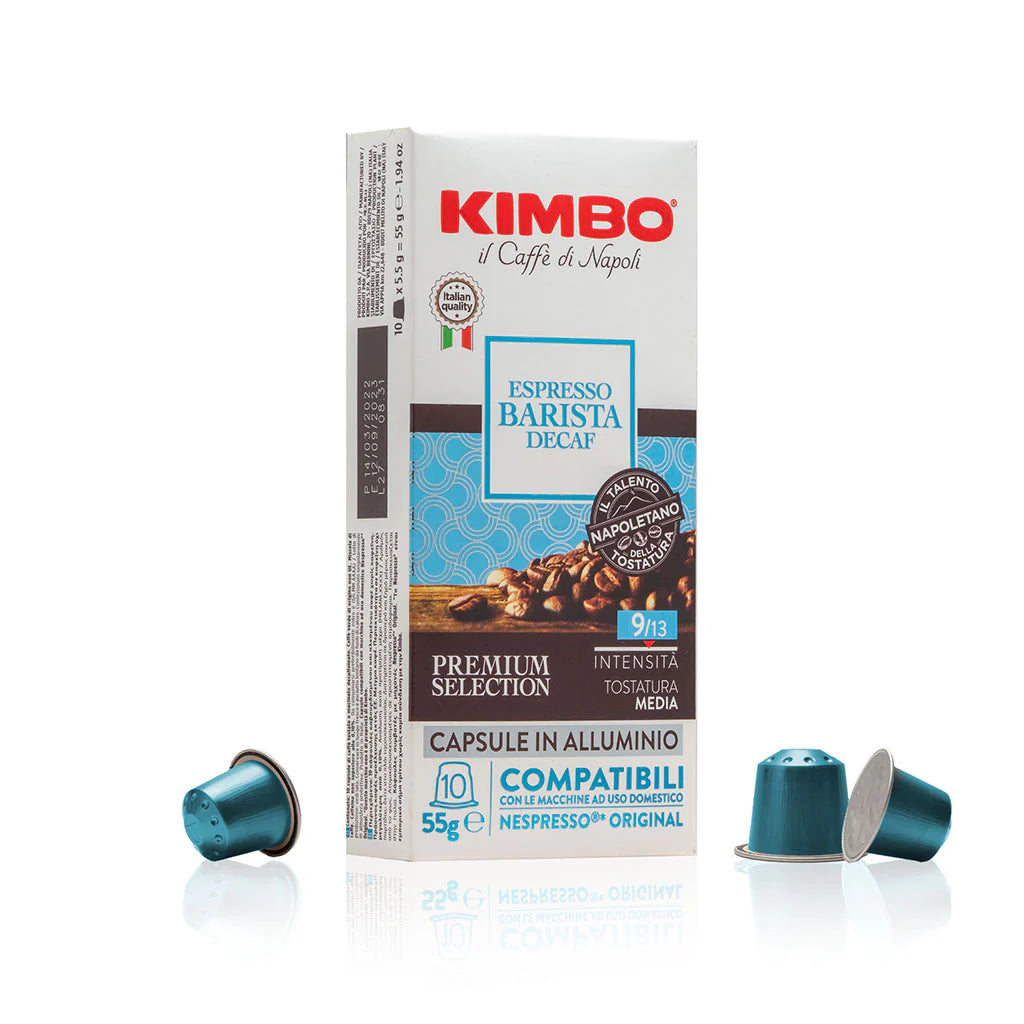 KIMBO ESPRESSO  BARISTA DECAF  CAPSULA COMPATIBLE CON NESPRESSO 10caps