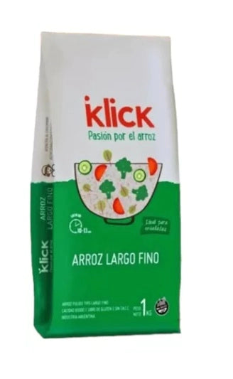 ARROZ GRADO 1 SIN GLUTEN GRANO LARGO Y FINO 1KL