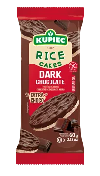 GALLETA DE ARROZ CHOCOLATE DARK SIN GLUTEN KUPIEC 60g