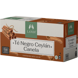 LANDI TÉ NEGRO CANELA SIN GLUTEN 20bolsitas