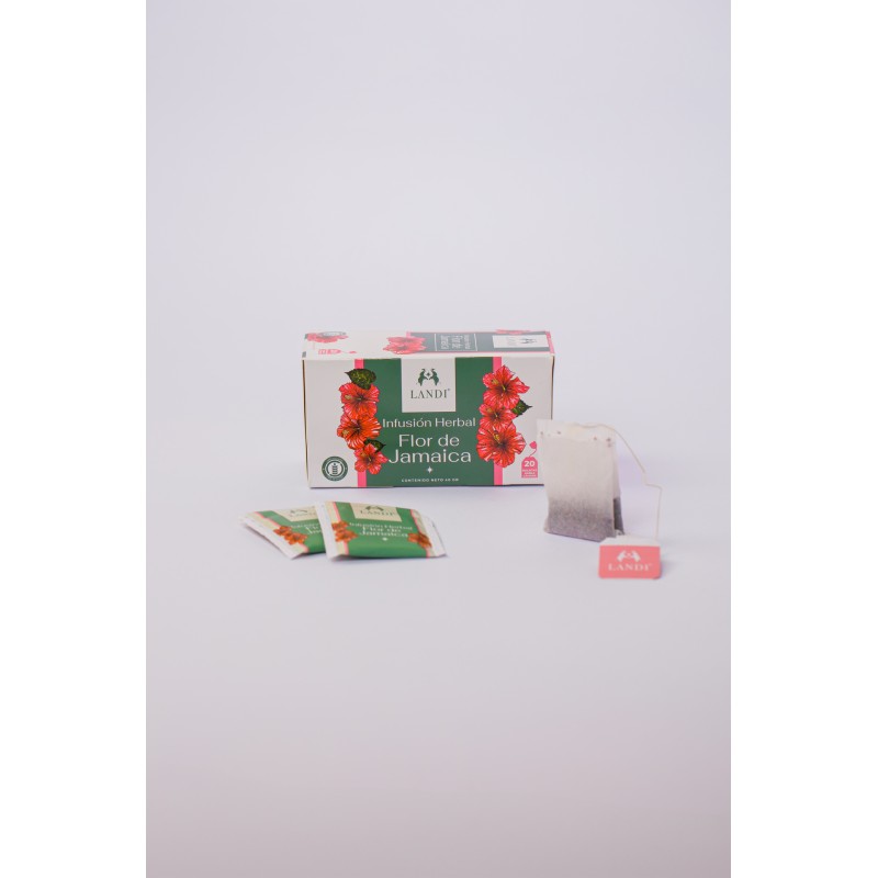 LANDI INFUSION FLOR DE JAMAICA SIN GLUTEN 20bolsitas