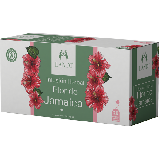 LANDI INFUSION FLOR DE JAMAICA SIN GLUTEN 20bolsitas