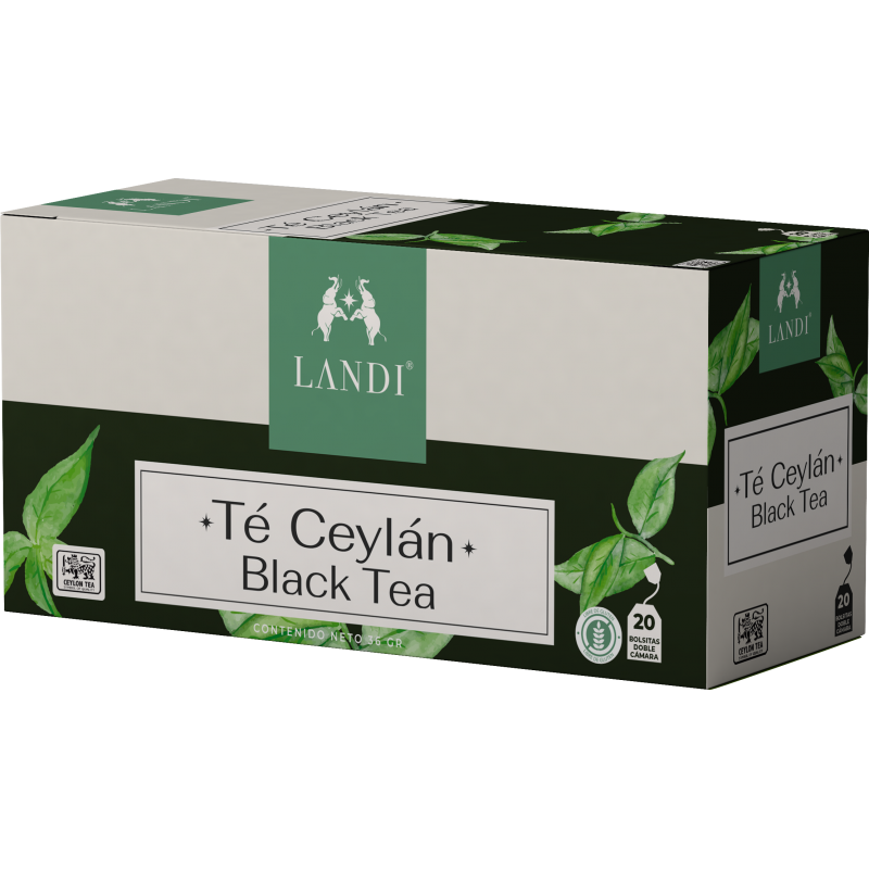 LANDI TÉ NEGRO CEYLÁN SIN GLUTEN 20bolsitas