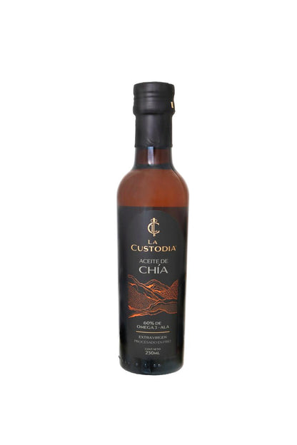 ACEITE DE CHIA VEGANO SIN GLUTEN LA CUSTODIA 250ml