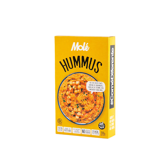 MOLÉ HUMMUS VEGANO SIN GLUTEN 150g vencimiento 03/12/2025