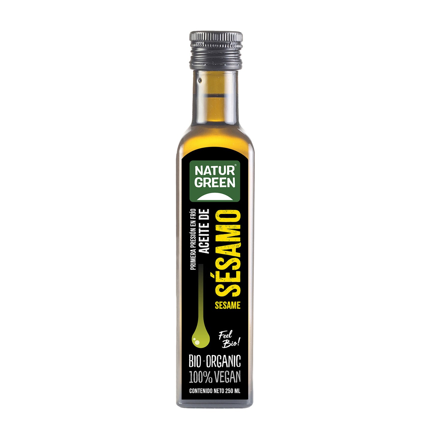 ACEITE DE SESAMO ORGANICO SIN GLUTEN NATUR GREEN 250ML