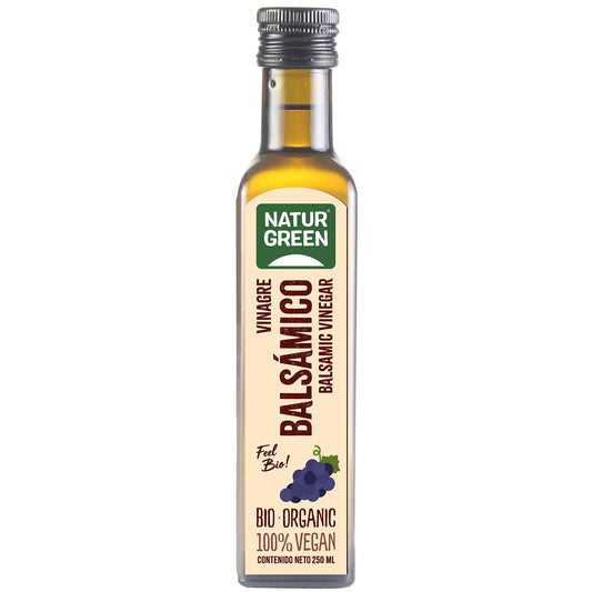 VINAGRE BALSAMICO ORGANICO SIN GLUTEN NATUR GREEN 250ML