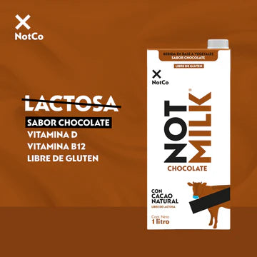 NOT MILK CHOCOLATE SIN GLUTEN Y VEGANA 1LT
