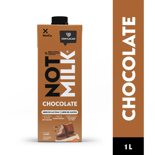 NOT MILK CHOCOLATE SIN GLUTEN Y VEGANA 1LT