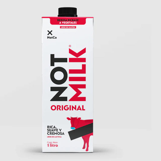 NOT MILK ORIGINAL SIN GLUTEN Y VEGANA 1LT