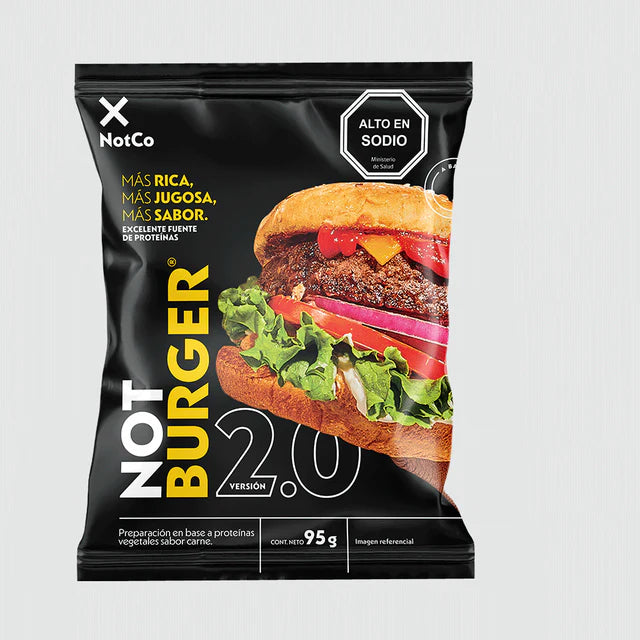 NOT BURGER VERSION 2.0  95g (SOLO SALA DE VENTAS)