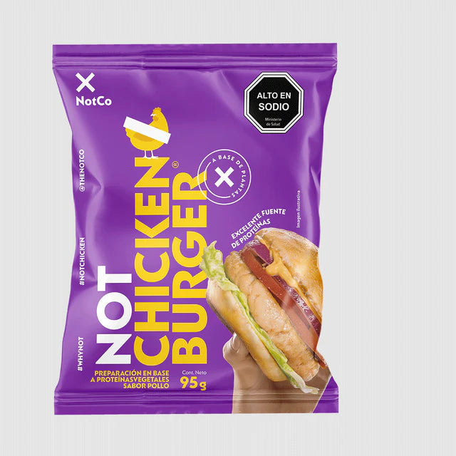 NOT CHICKEN BURGER 95g (SOLO SALA DE VENTAS)